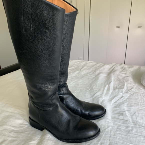 Ariat Black Leather Riding Boots - Picture 2 of 10